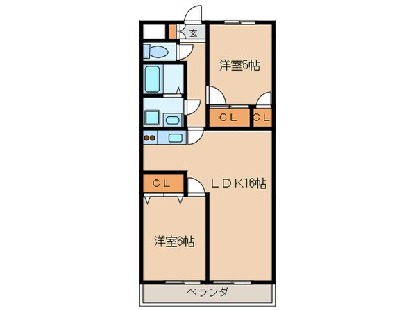 メゾンカワグチの物件間取画像